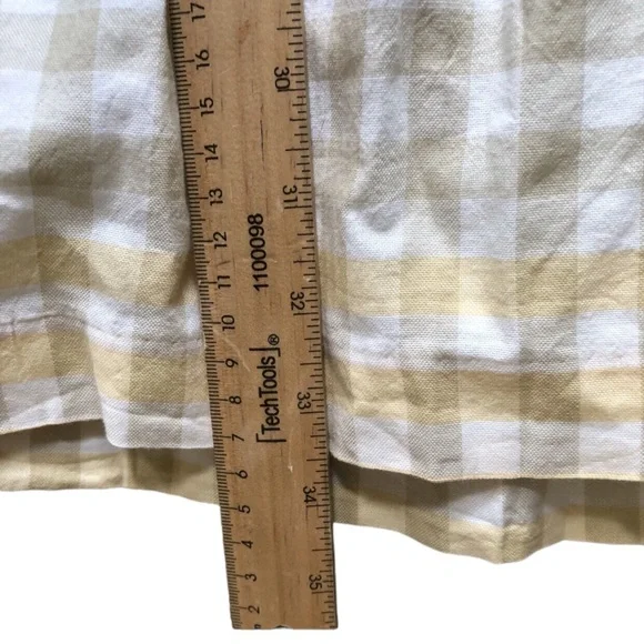 Madewell Button-Front Tiered Mini Dress